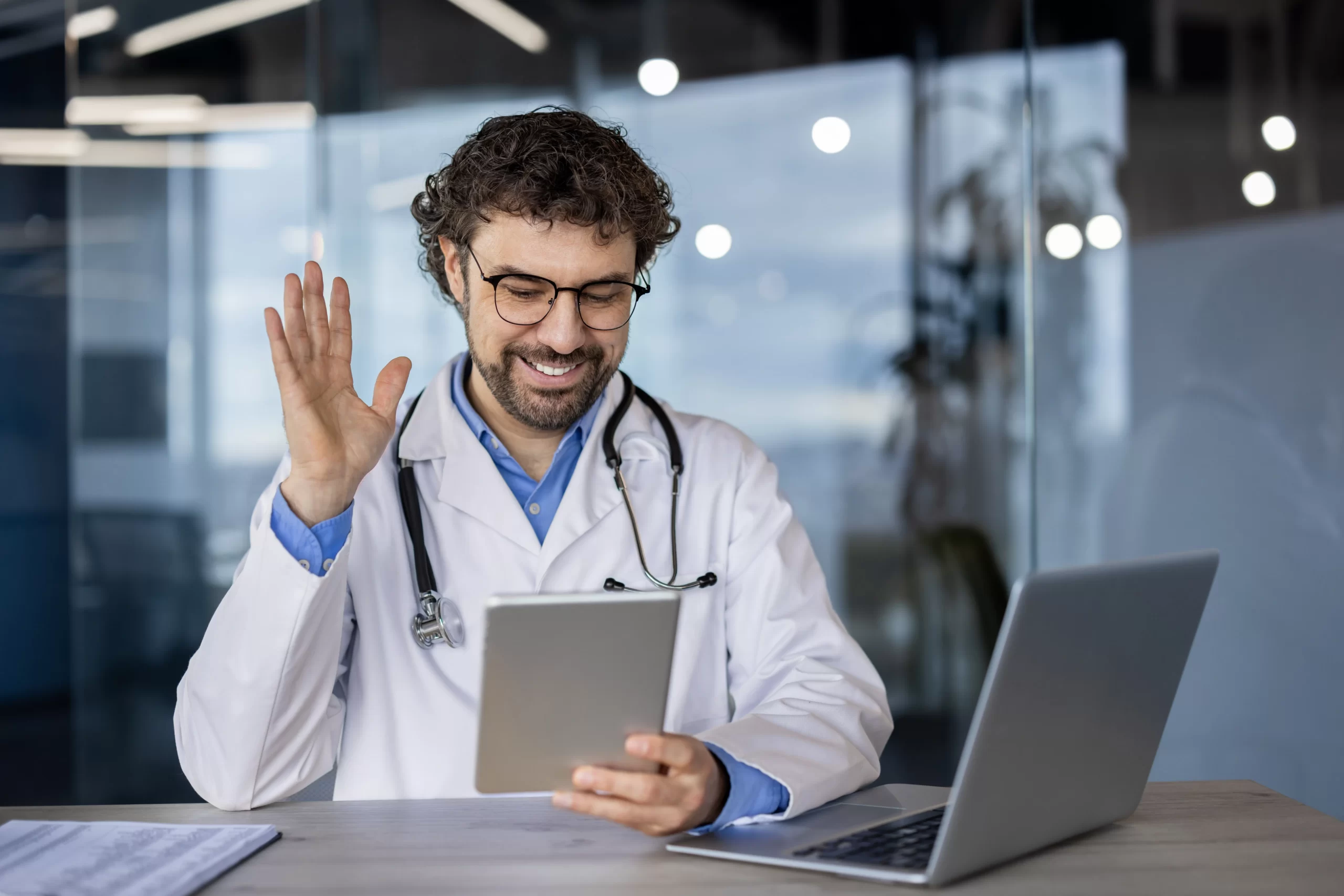 Online consultation with a provider