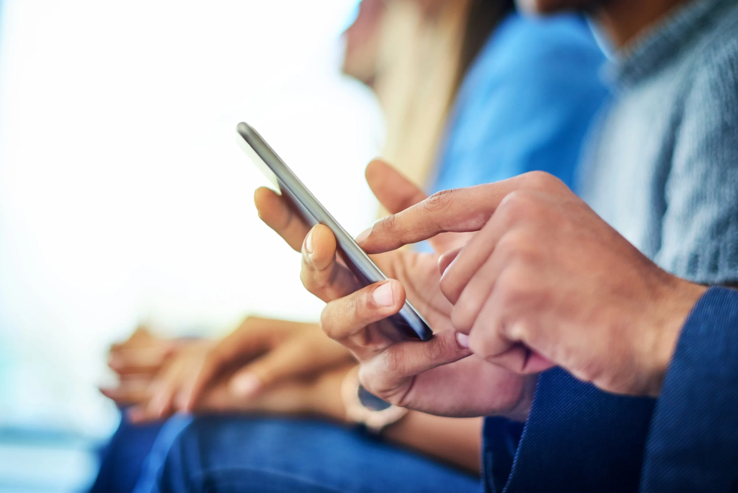 Completing an online questionnaire